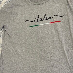 Gray Italia Graphic T-Shirt